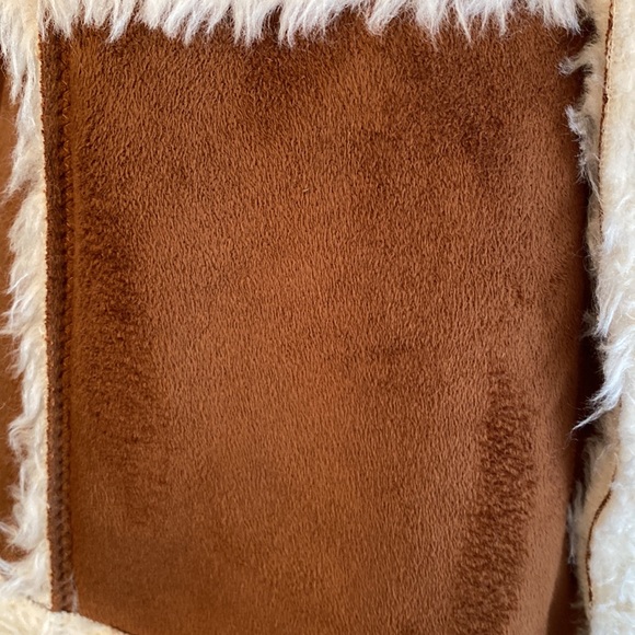 NWOT Regent Toffee Faux Suede Coat - Picture 12 of 15